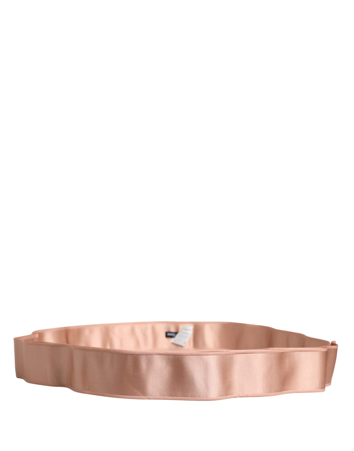 Dolce & Gabbana Light Pink Silk Satin Waist Belt for Women