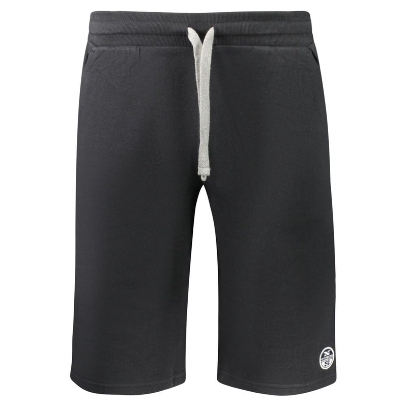 North Sails Black Cotton Men's Sweatpant - Premium Comfort