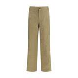 Pantalon décontracté en coton beige Burberry