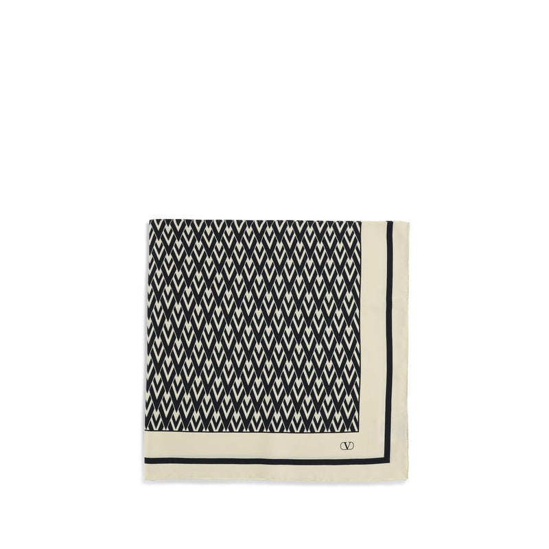Foulard en soie multicolore Valentino Garavani