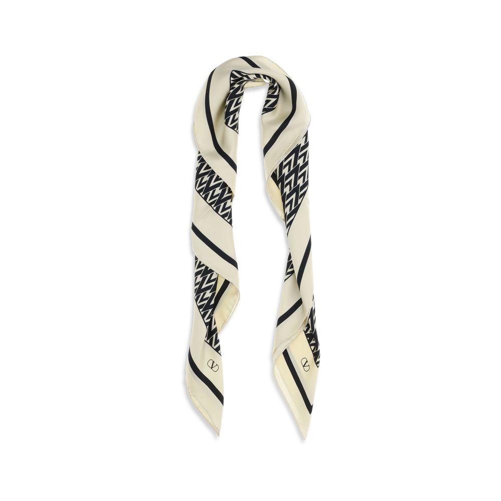 Foulard en soie multicolore Valentino Garavani