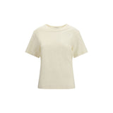 Lemaire Beige Cotton T-Shirt - Élégance Minimaliste