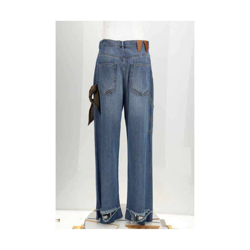 Darkpark Blue Cotton Relaxed Fit Lisa Jeans