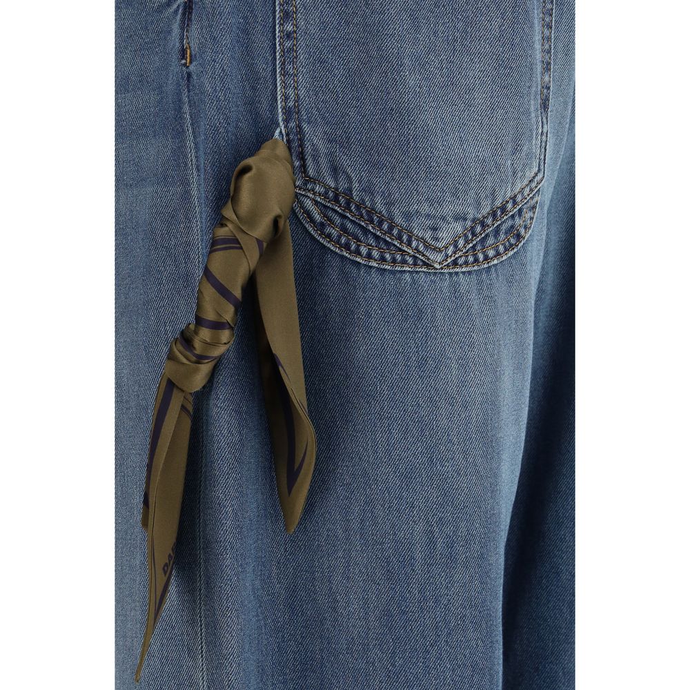 Darkpark Blue Cotton Relaxed Fit Lisa Jeans