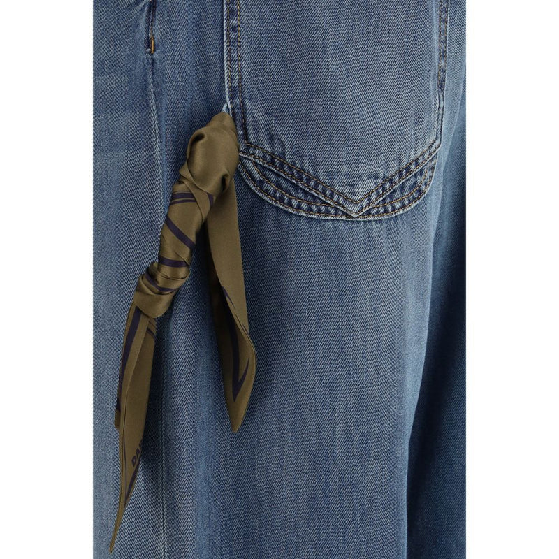 Darkpark Blue Cotton Relaxed Fit Lisa Jeans