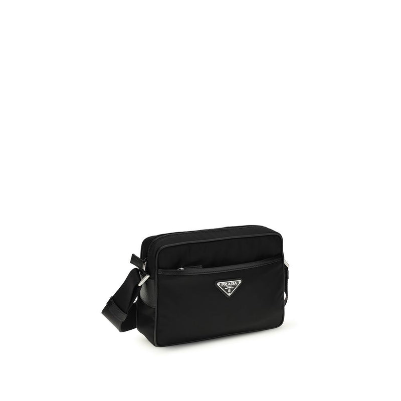 Sac bandoulière Prada noir en polyamide recyclé