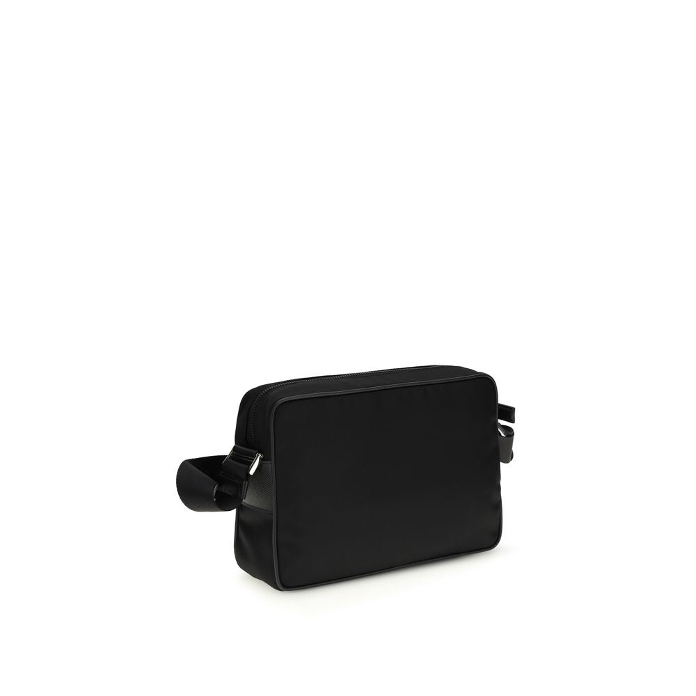 Sac bandoulière Prada noir en polyamide recyclé