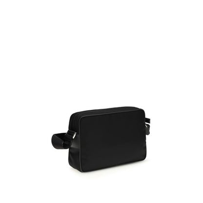 Sac bandoulière Prada noir en polyamide recyclé