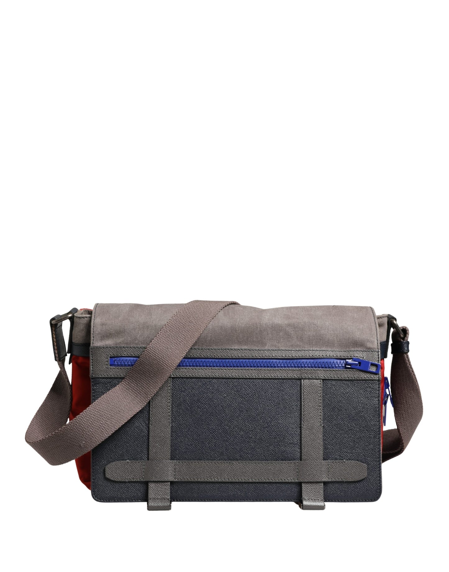 Dolce & Gabbana Heren Veelkleurige Nylon Canvas Etna Messenger Schoudertas