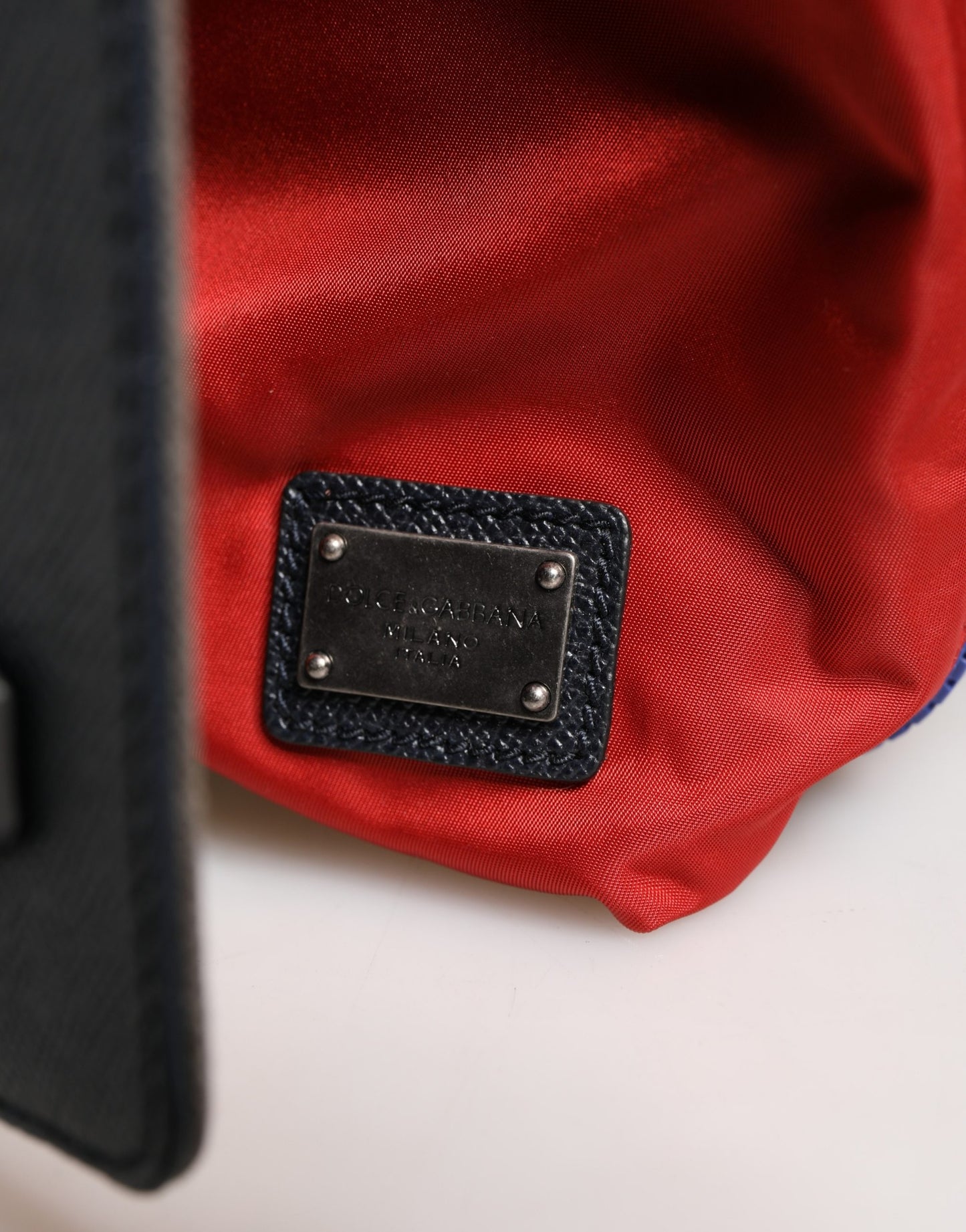 Dolce & Gabbana Heren Veelkleurige Nylon Canvas Etna Messenger Schoudertas
