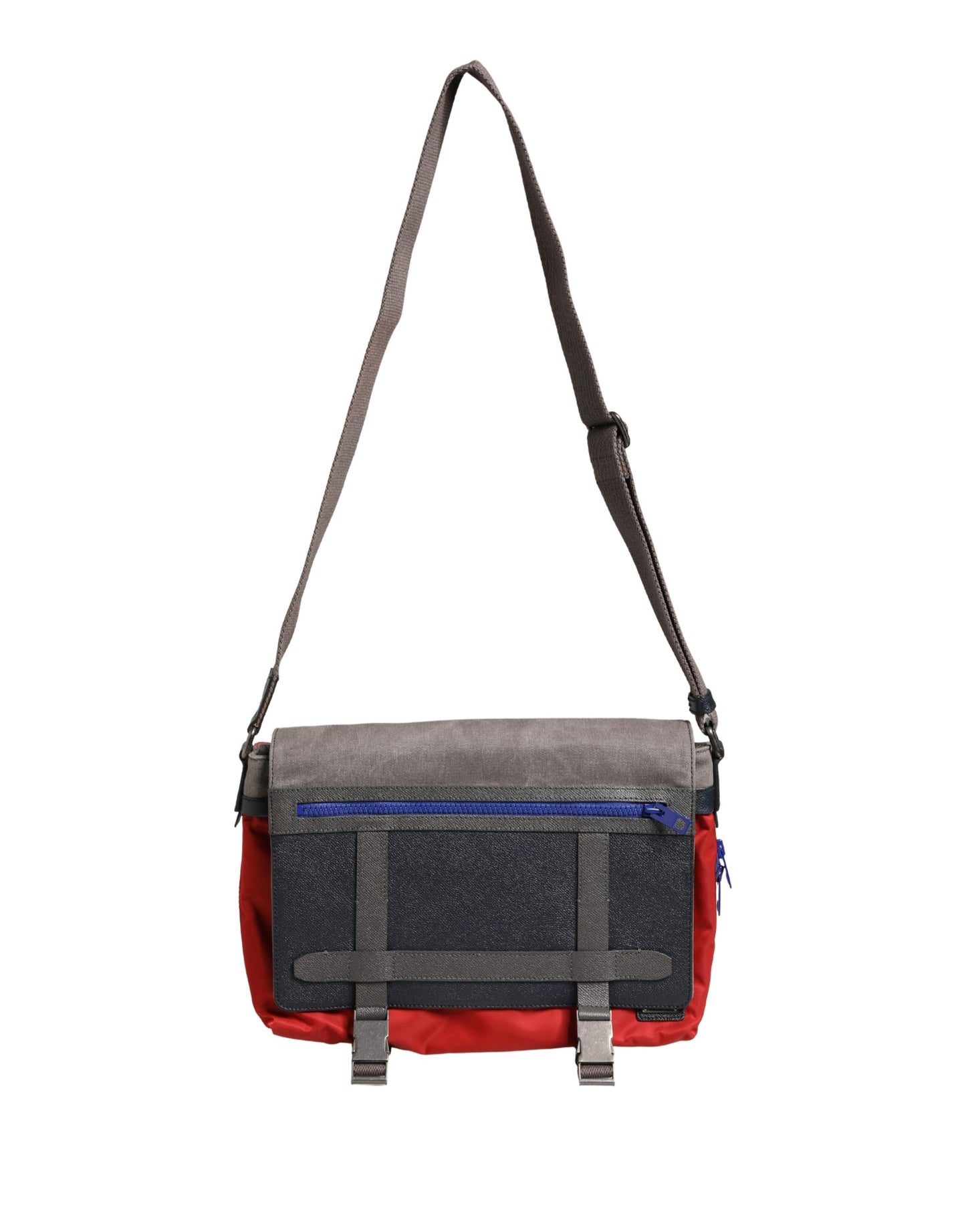 Dolce & Gabbana Heren Veelkleurige Nylon Canvas Etna Messenger Schoudertas