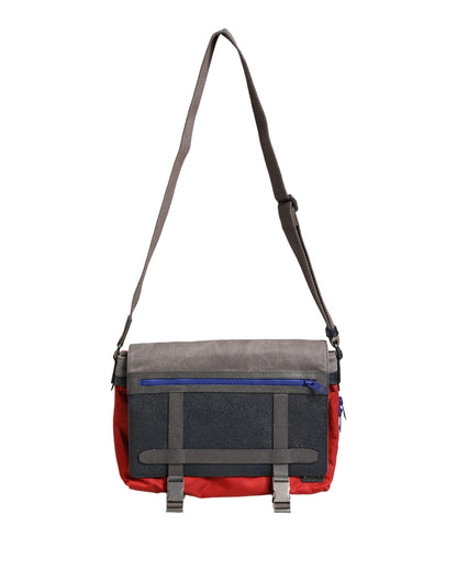 Dolce & Gabbana Heren Veelkleurige Nylon Canvas Etna Messenger Schoudertas