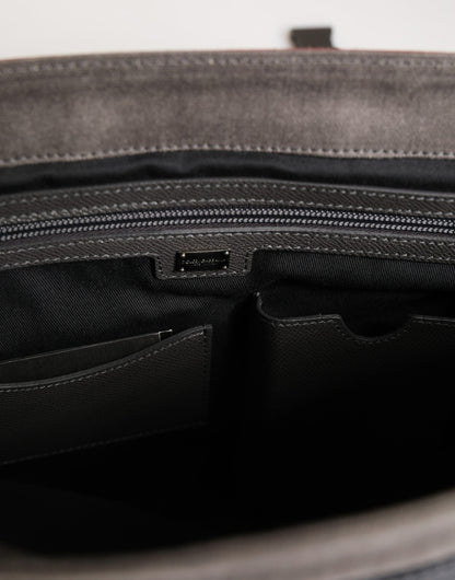Dolce & Gabbana Heren Veelkleurige Nylon Canvas Etna Messenger Schoudertas