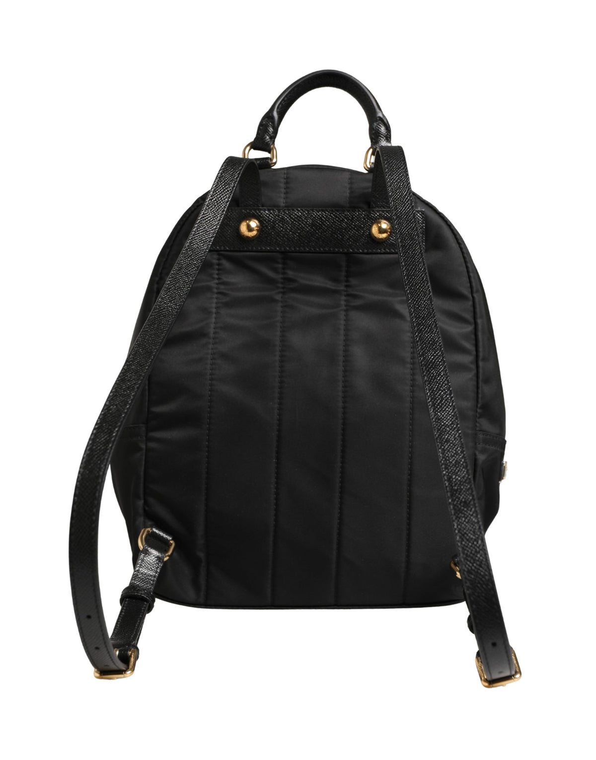 Dolce & Gabbana VULCANO Black Nylon #DGFAMILY Embellished Backpack