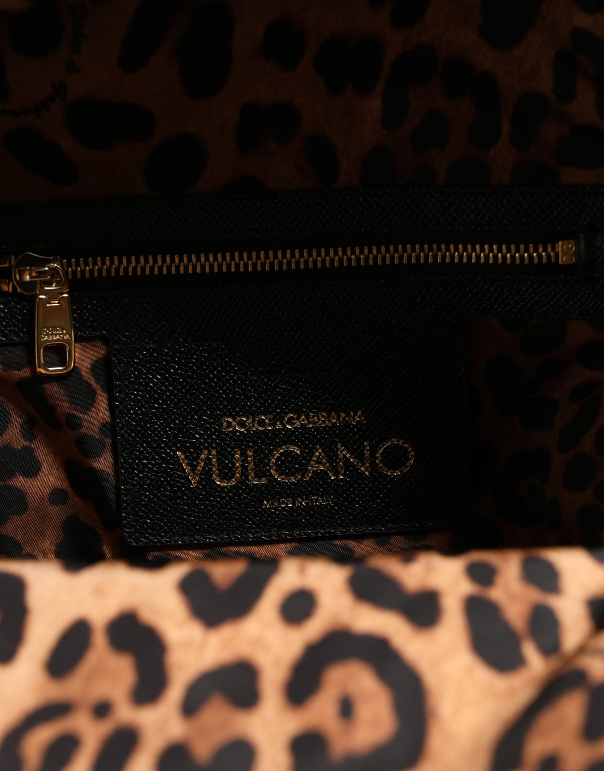 Dolce & Gabbana VULCANO Black Nylon #DGFAMILY Embellished Backpack