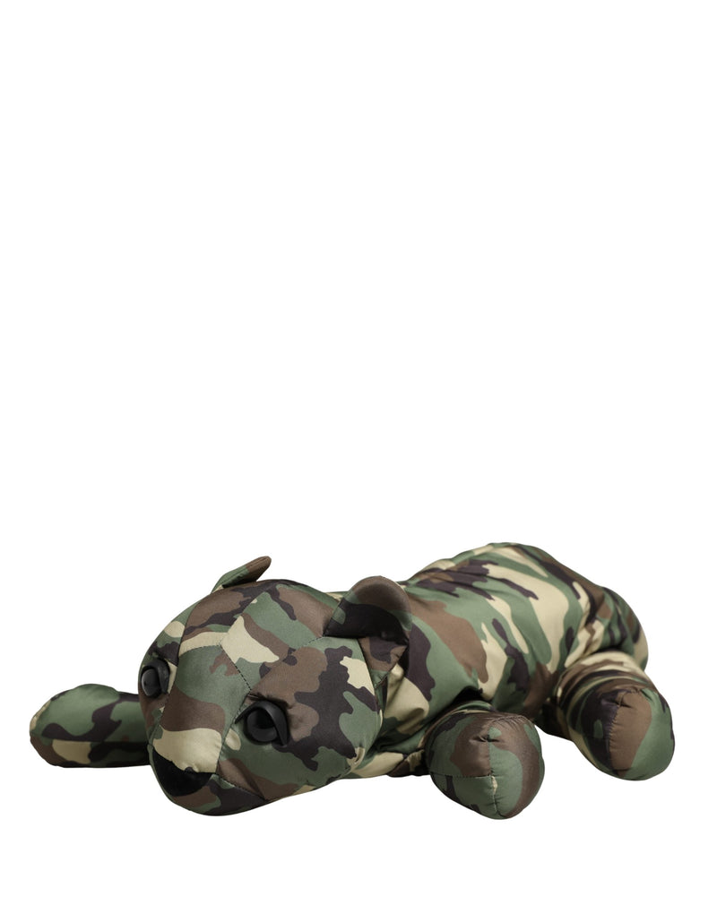 Dolce & Gabbana Multicolor Camouflage Animal Silhouette Waist Bag