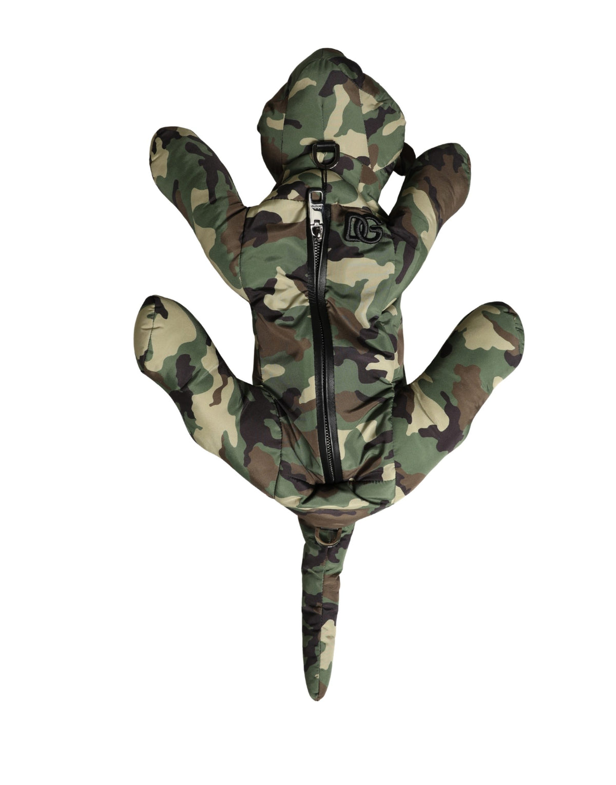 Dolce & Gabbana Multicolor Camouflage Animal Silhouette Waist Bag