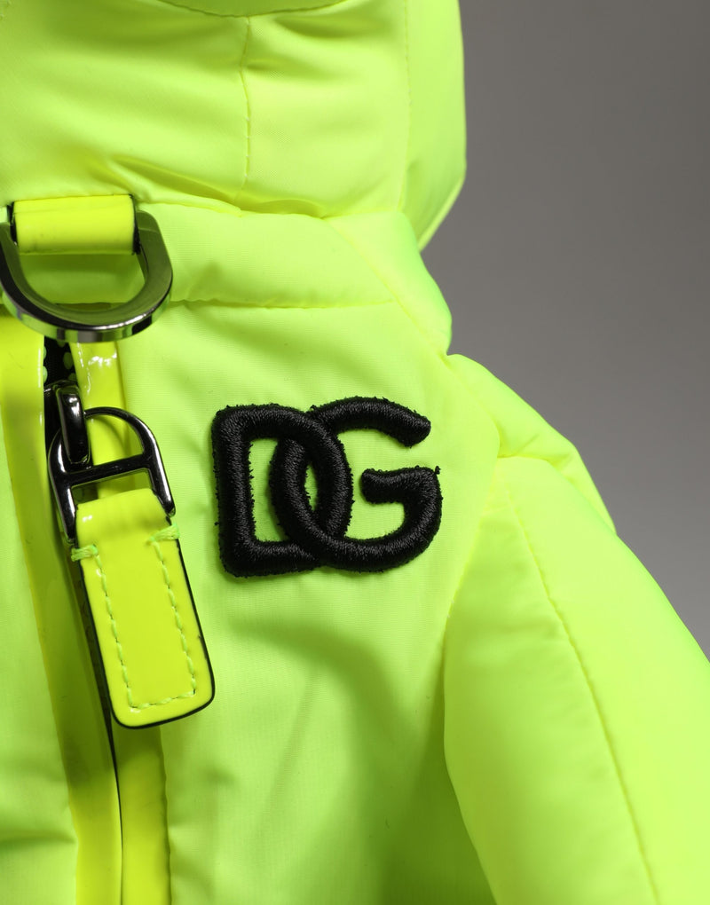 Dolce & Gabbana Green Polyester Animal Silhouette Waist Bag