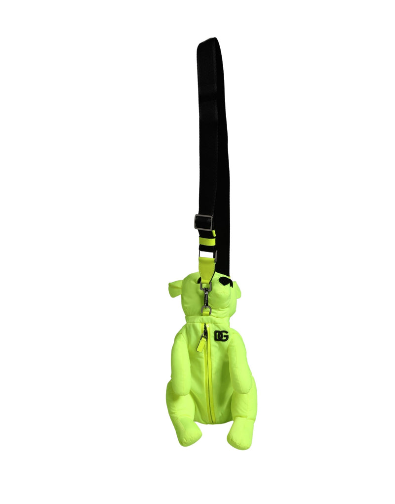 Dolce & Gabbana Green Polyester Animal Silhouette Waist Bag