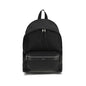 Saint Laurent Zwarte Stoffen Rugzak