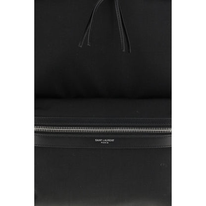Saint Laurent Zwarte Stoffen Rugzak