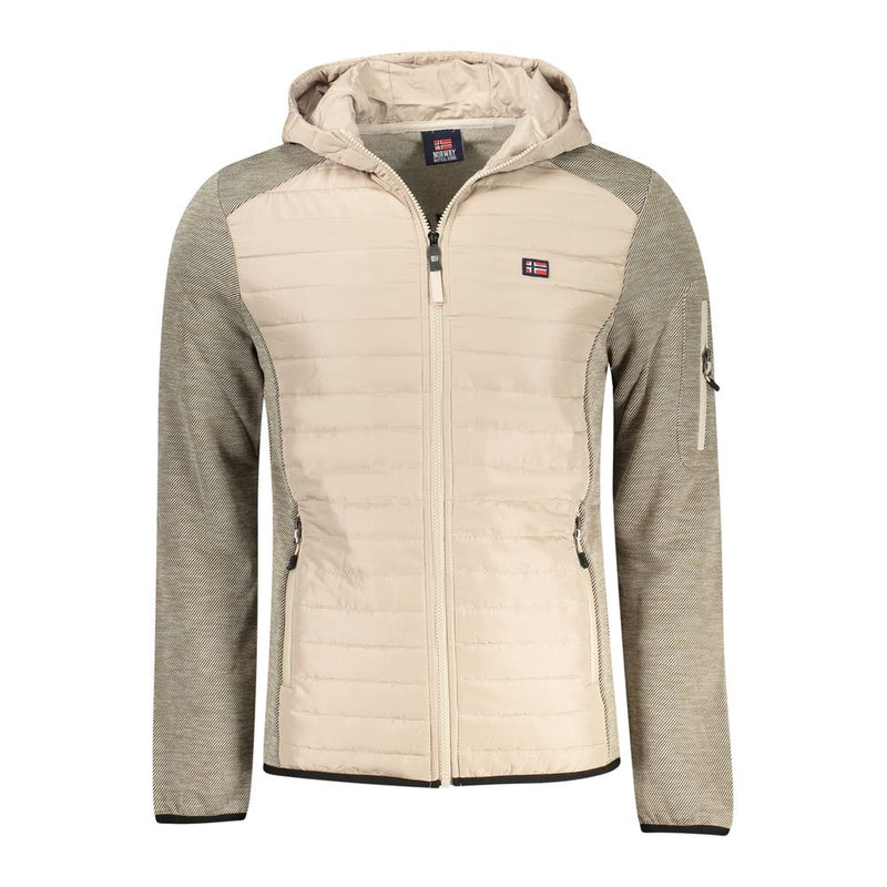 Norway 1963 Beige Polyester Men's Jacket - Stylish Outerwear