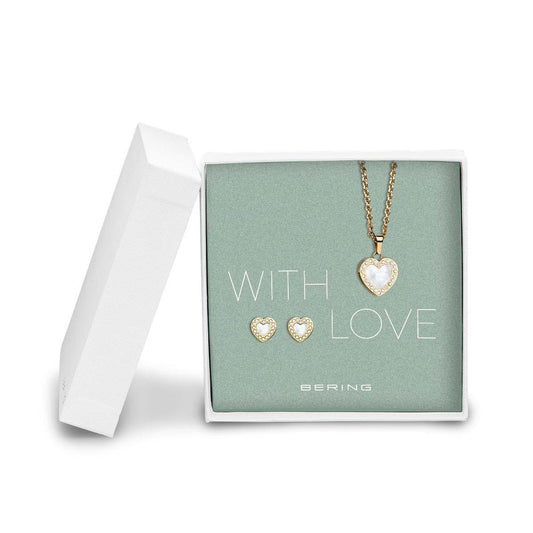 BERING Gold Stainless Steel Necklace - Elegant Women's Jewelry