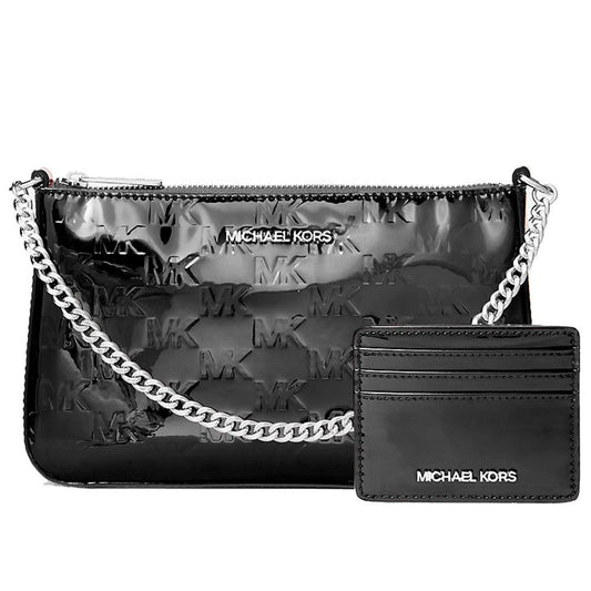 Michael Kors Black Canvas Clutch Bag - Chic and Functional