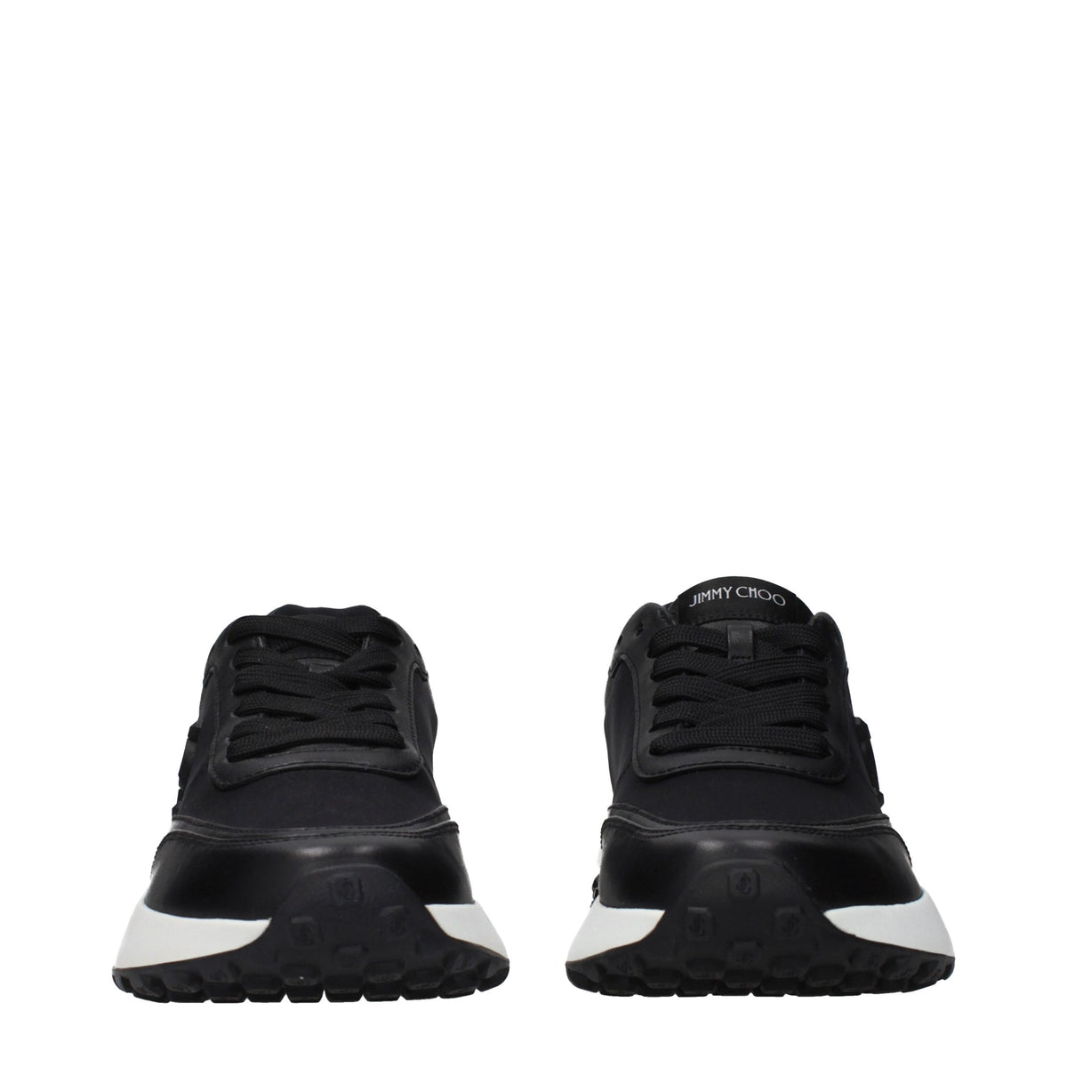 Jimmy Choo Memphis Black Fabric Athletic Sneakers for Women
