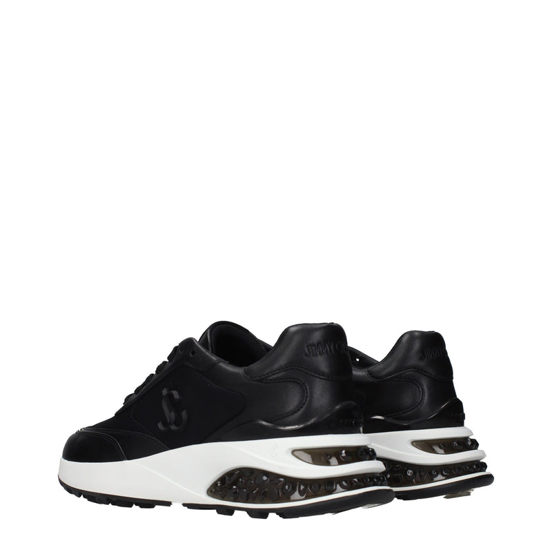 Jimmy Choo Memphis Black Fabric Athletic Sneakers for Women