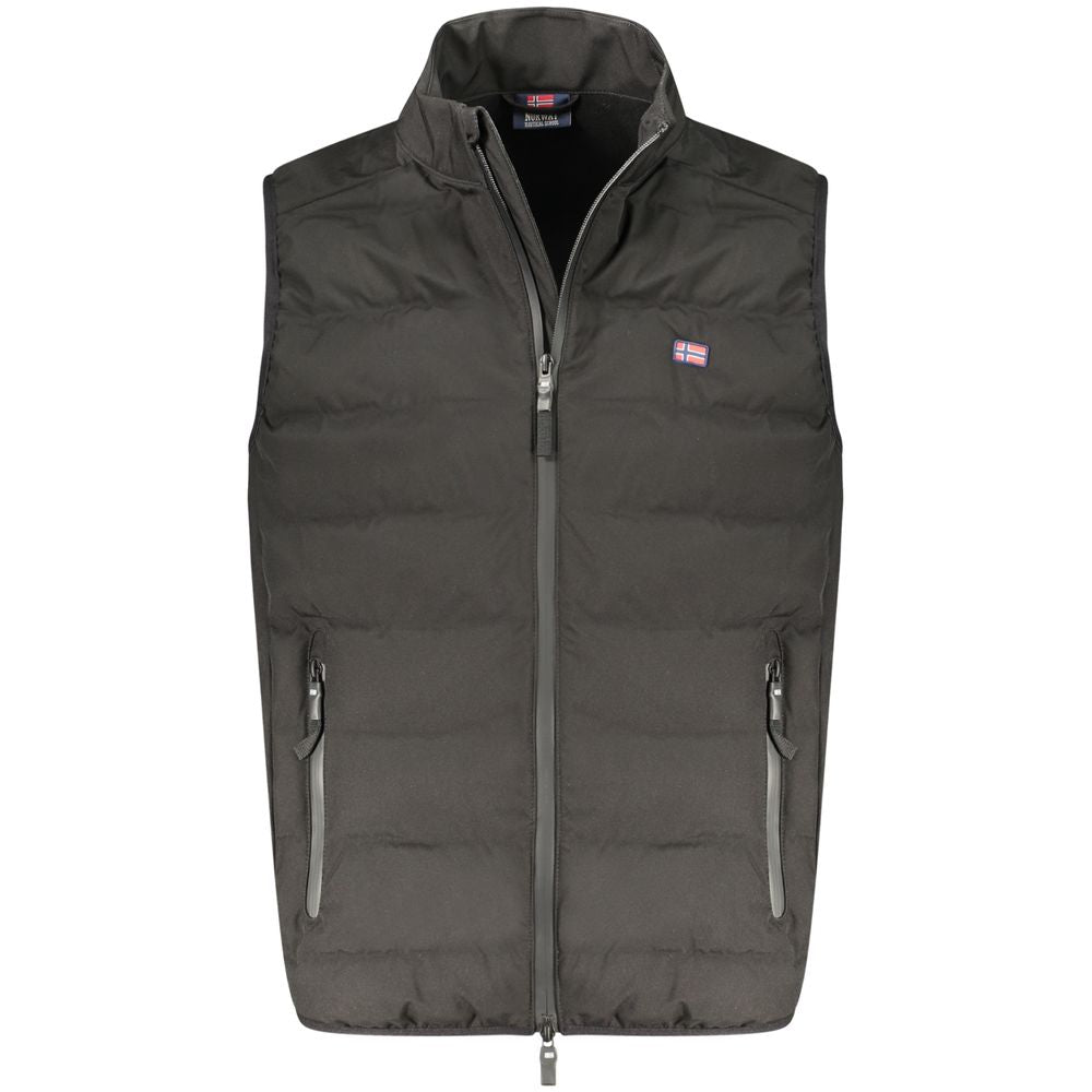 Noorwegen 1963 Zwart Polyester Herenvest