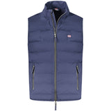 Norway 1963 Blu Polyester Men's Vest - Sleek & Functional
