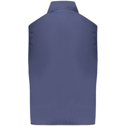 Gilet homme Norvège 1963 bleu en polyester