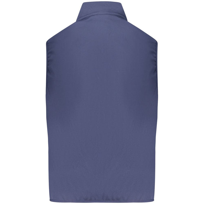 Norway 1963 Blu Polyester Men's Vest - Sleek & Functional