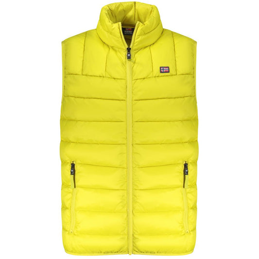 Norway 1963 Giallo Poliammide Men Vest - Stylish Sleeveless Jacket