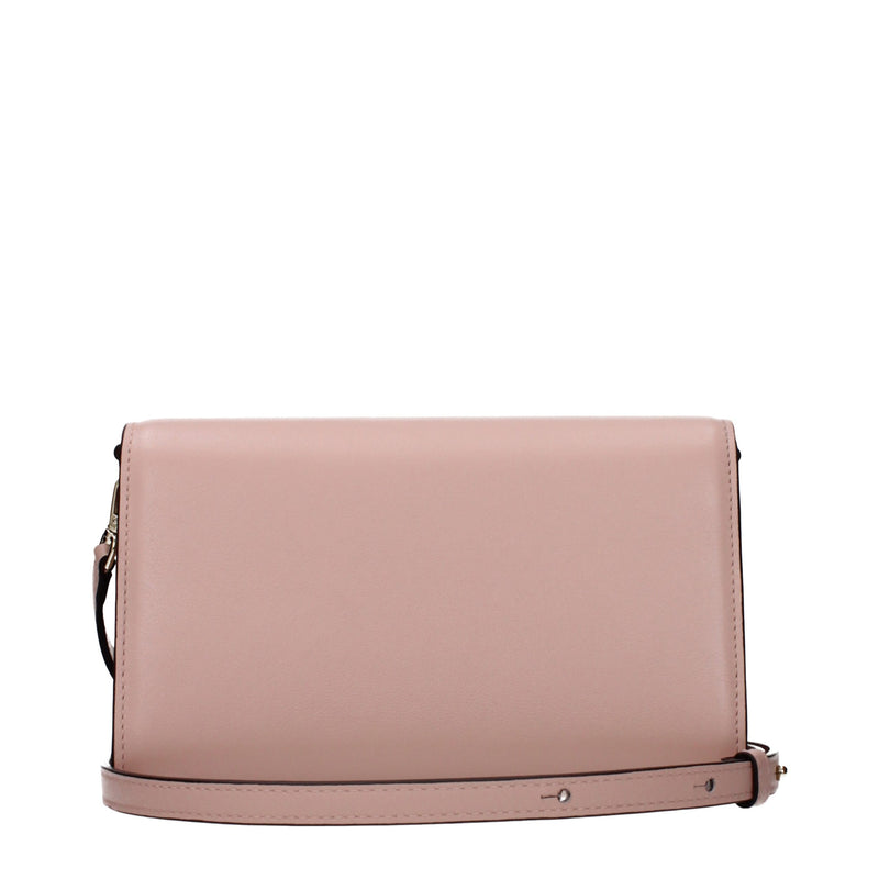 Jimmy Choo Avenue Pink Leather Clutch Bag