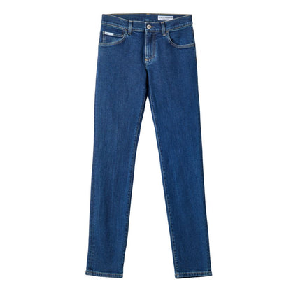 Jean skinny bleu en coton Dolce &amp; Gabbana
