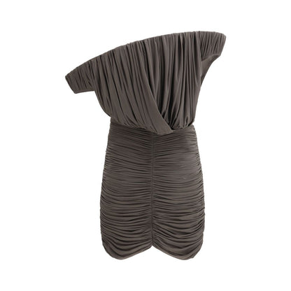 Magda Butrym Brown Copper Casual Dress