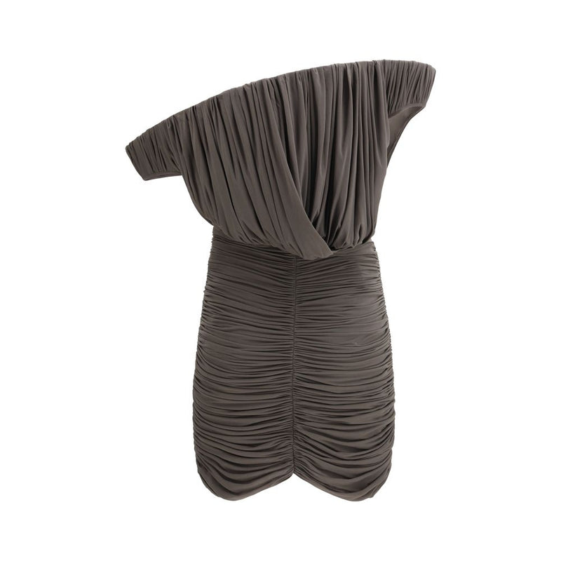 Robe décontractée marron cuivrée Magda Butrym