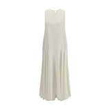 PAROSH Robe décontractée en lin blanc