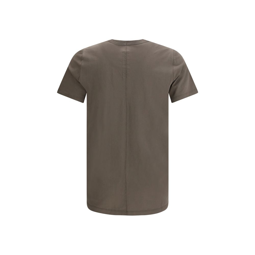 Rick Owens Brown Cotton T-Shirt - Essential Minimalist Design