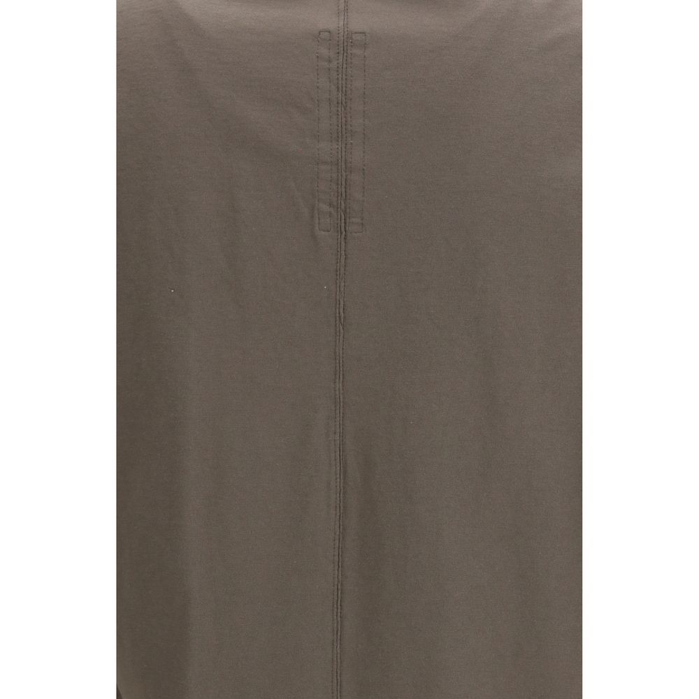 Rick Owens Brown Cotton T-Shirt - Essential Minimalist Design
