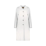 Herno White Wool Coat for Women - Elegant Outerwear