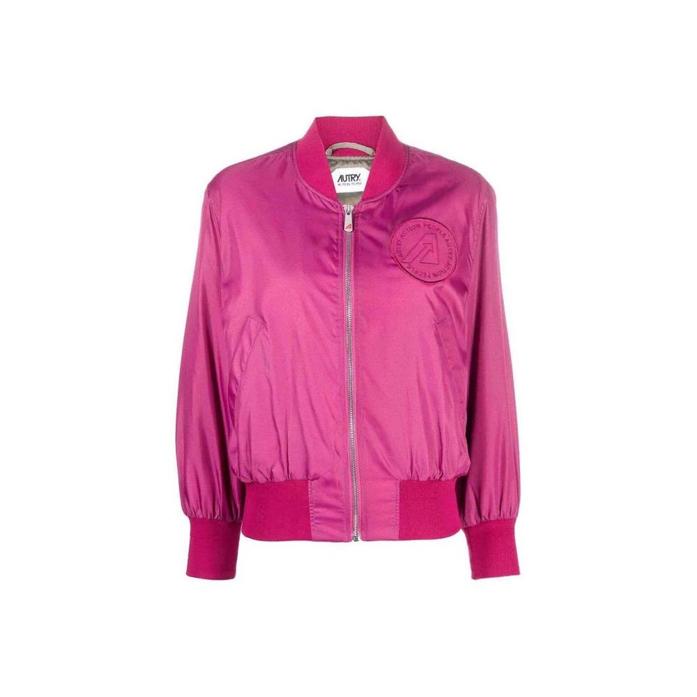 Autry Multicolor Nylon Bomber Jacket for Women - Stylish & Durable