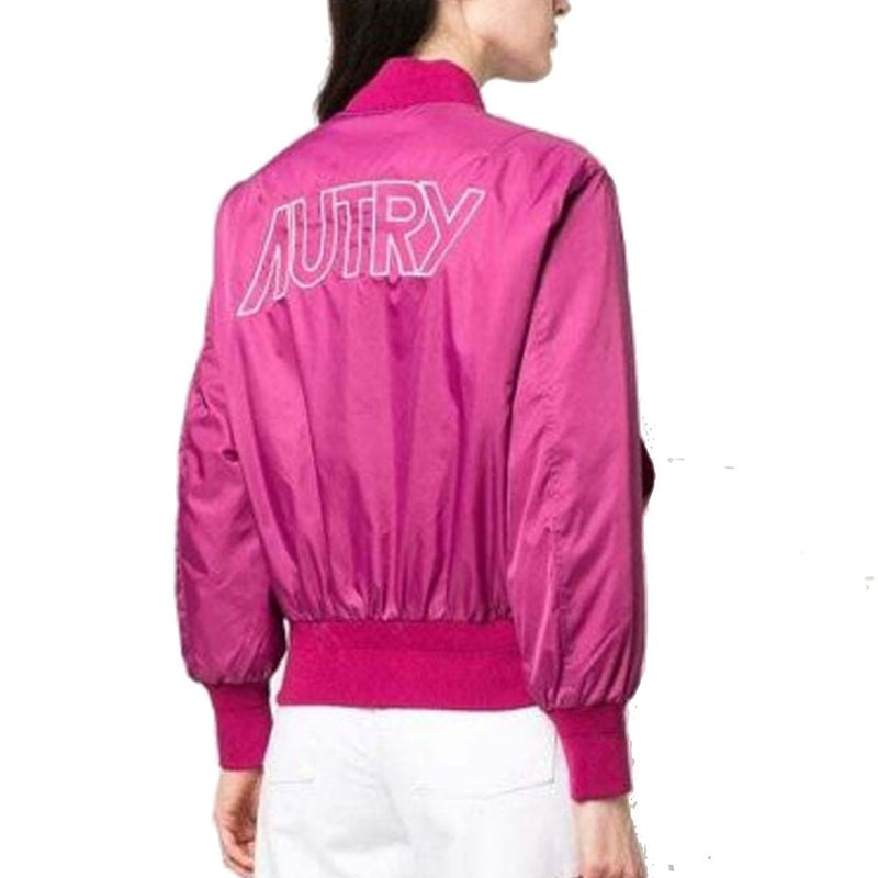 Autry Multicolor Nylon Bomber Jacket for Women