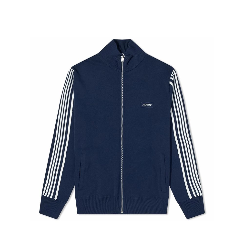 Autry Blue Nylon Cardigan for Men