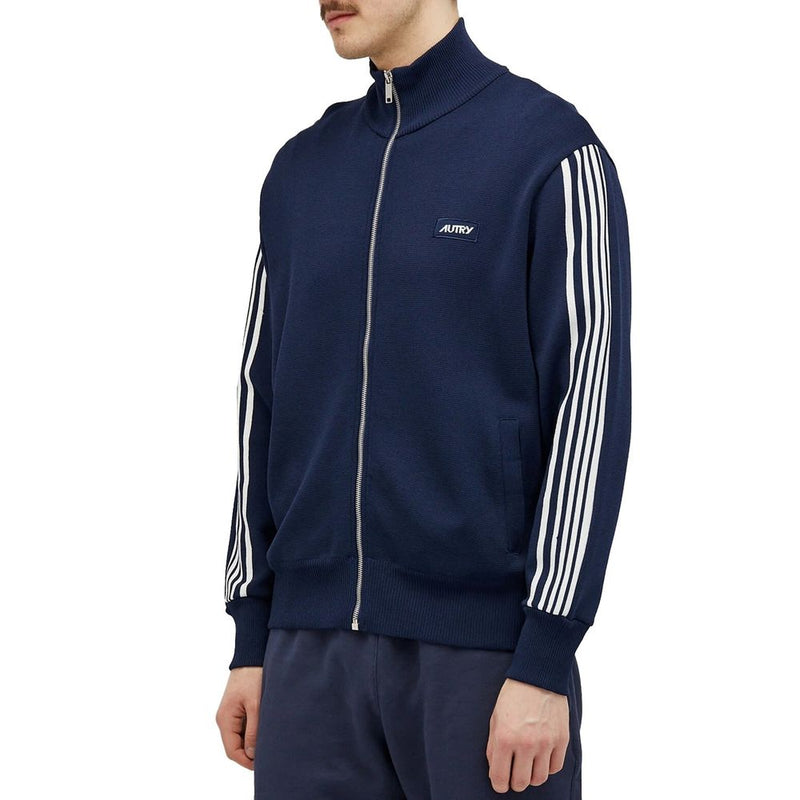 Autry Blue Nylon Cardigan for Men