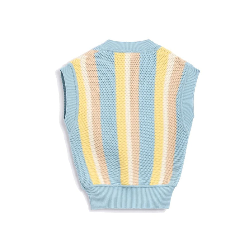 Autry Blue Cotton Waistcoat for Women - Stylish & Elegant