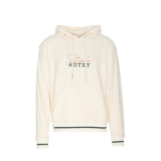 Autry Witte Katoenen Hoodie