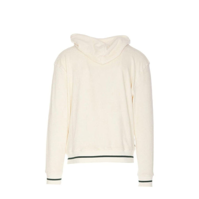 Autry White Cotton Hoodie for Men